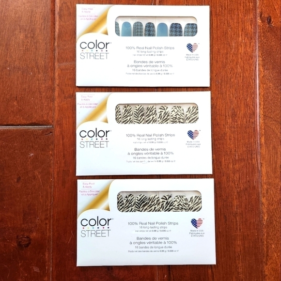Three Color Street Nail Polish Strips Sets - Picture 1 of 5